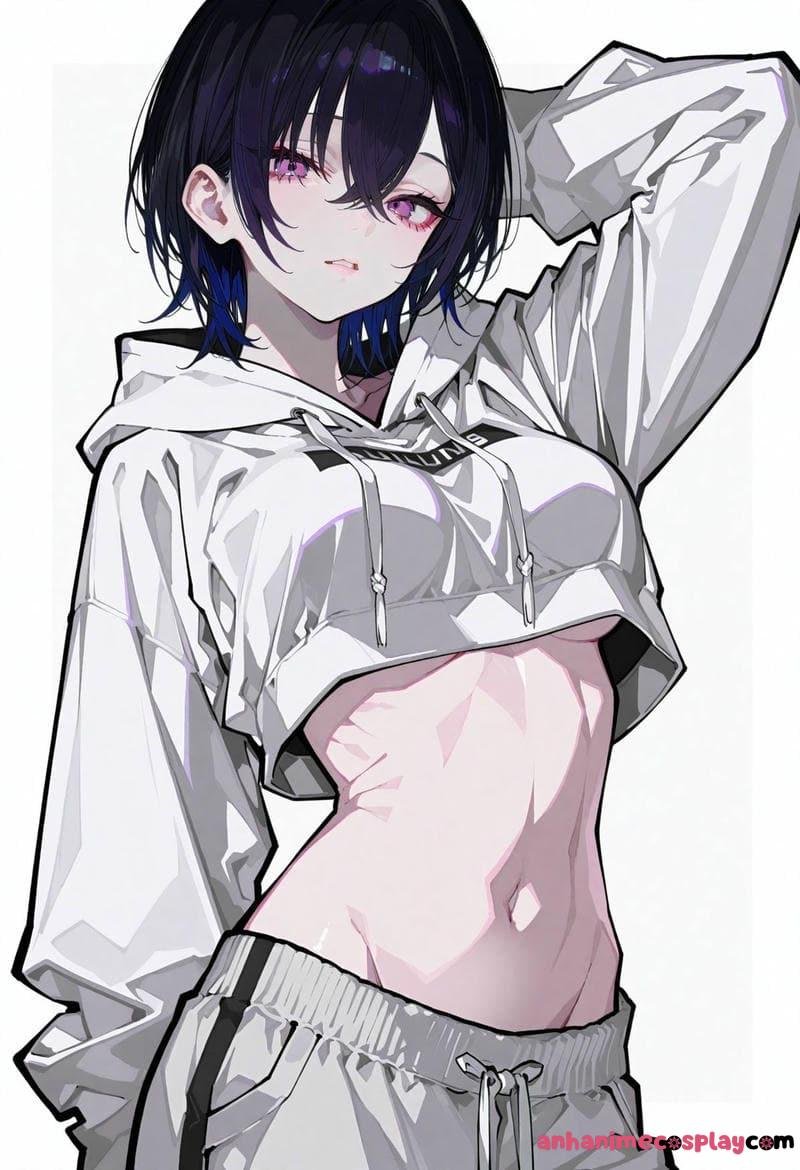 anime nữ tóc ngắn moe